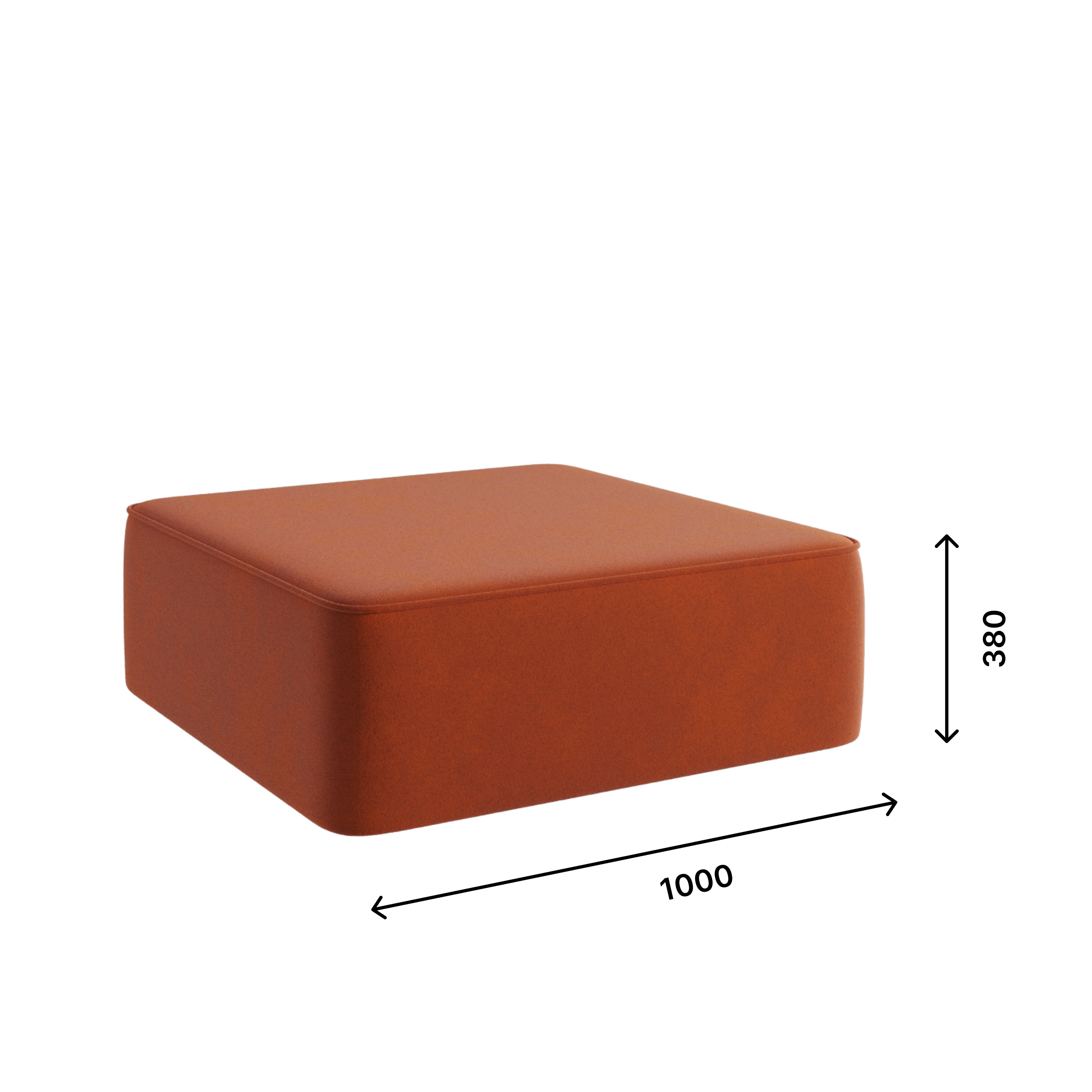 Диван Нафанаил ,оранжевый  